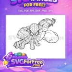 Free Masked Hero Free Comic Book Spiderman Free SVG - Instant Download