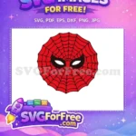 Free Red Spiderweb Free Black Mask Spiderman Free SVG - Instant Download