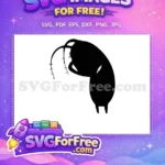 Free Silhouette Plankton Angry Free SpongeBob SquarePants Free SVG - Instant Download