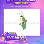 Free Surprised Plankton Free Open Mouth Spongebob Free SVG - Instant Download