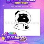 Free Cartoon Astronaut Free SpongeBob SquarePants Movie Free SVG - Instant Download