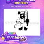 Free Sandy Cheeks Free Astronaut Suit SpongeBob Free SVG - Instant Download