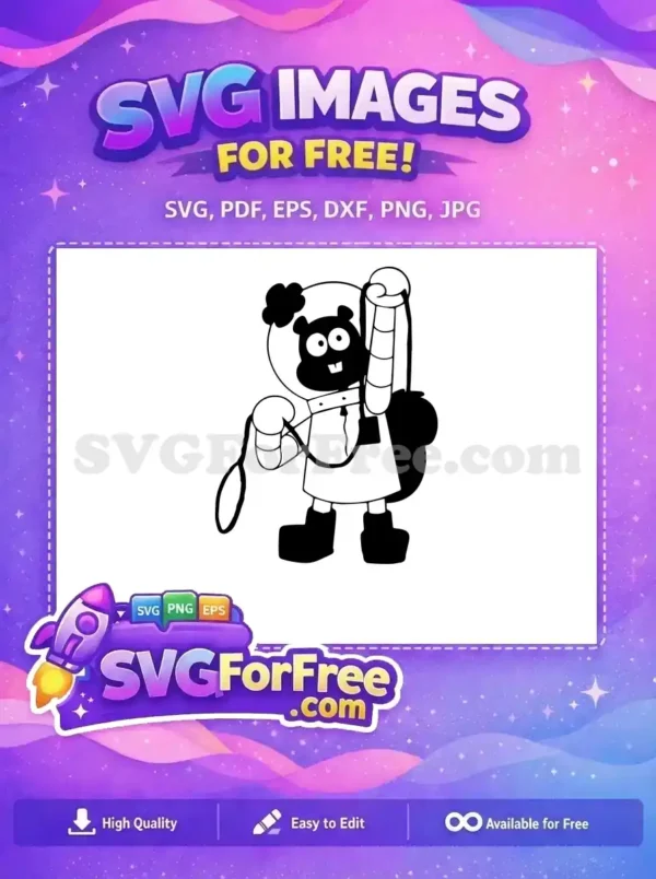 Free Sandy Cheeks Free Astronaut Suit SpongeBob Free SVG