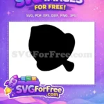 Free SpongeBob silhouette Free simple shape SpongeBob Free SVG - Instant Download