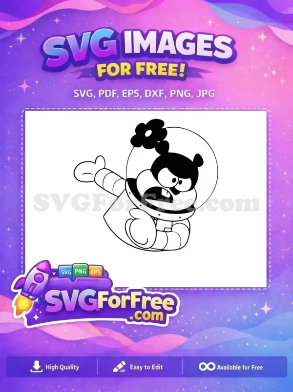 Free Sandy Cheeks Angry Free Flower Helmet Spongebob Free SVG