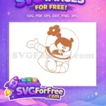 Free Sandy Cheeks Angry Free Astronaut SpongeBob Free SVG 2 - Instant Download