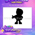 Free Silhouette Pose Free Cartoon SpongeBob SquarePants Free SVG - Instant Download