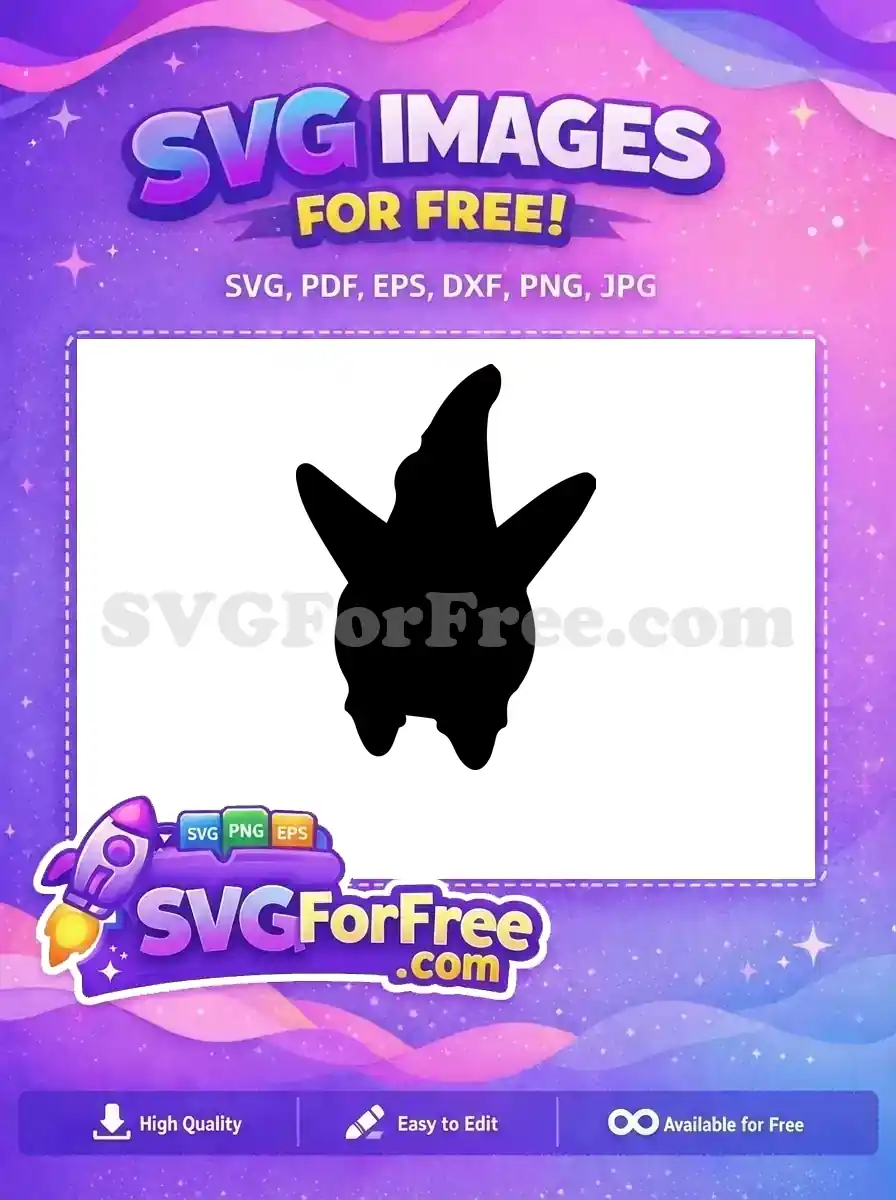 Free Silhouette Dab Pose Free Patrick Star Spongebob Free SVG