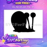 Free Gary Snail Silhouette Free Pet Snail SpongeBob Free SVG - Instant Download