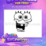 Free Goofy Eyes Free Buck Teeth SpongeBob Free SVG 4 - Instant Download