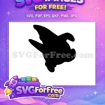 Free Cartoon Silhouette Free SpongeBob SquarePants Movie Free SVG - Instant Download