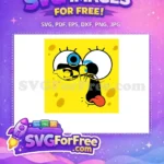 Free Distorted Face Free Crying Blue Eye SpongeBob Free SVG - Instant Download