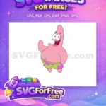 Free Waving Hand Free Smiling Face SpongeBob Free SVG - Instant Download