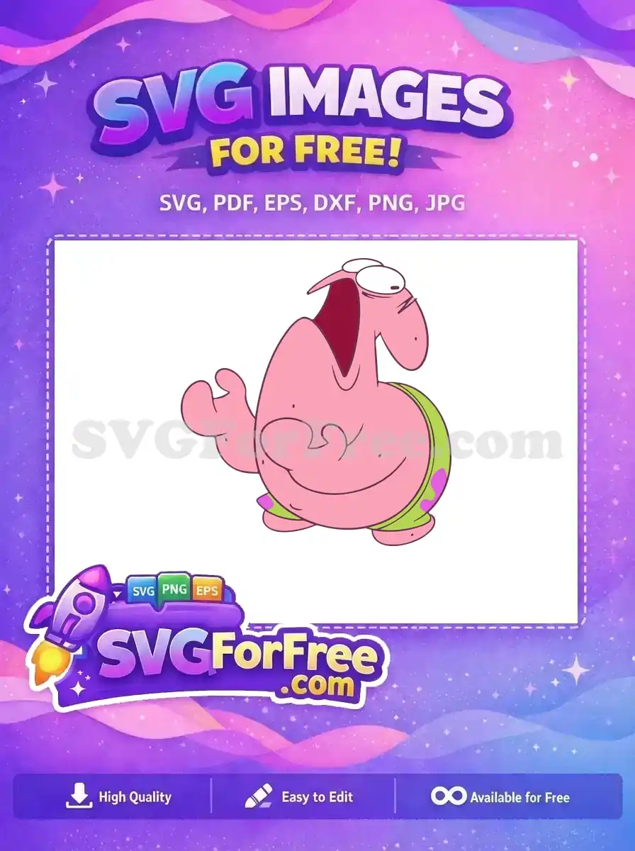 Free Open Mouth Free Goofy Eyes SpongeBob Free SVG