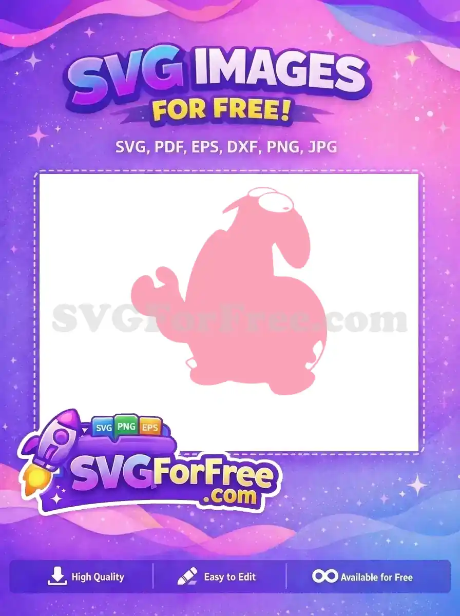 Free Pink Patrick Star Free Goofy Pose SpongeBob Free SVG