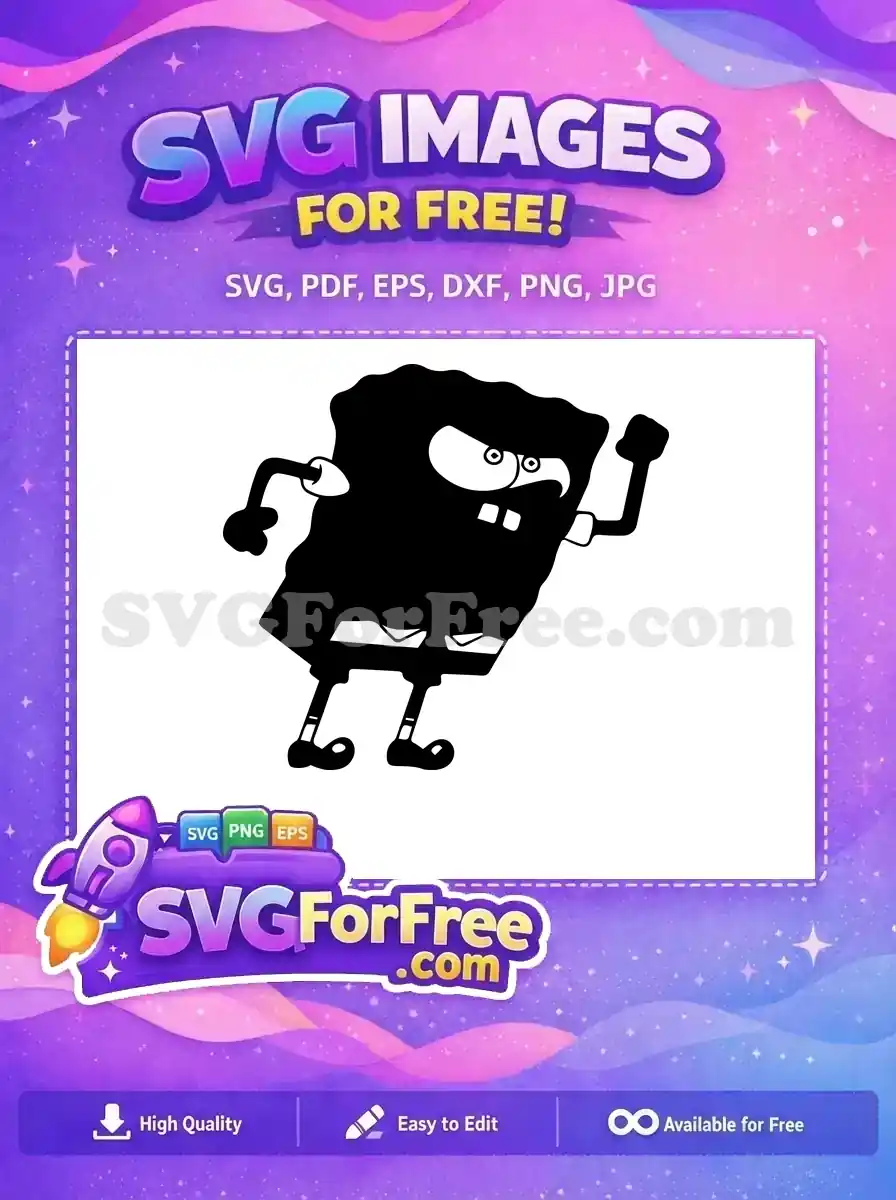 Free Angry Expression Free SpongeBob Cartoon Movie Free SVG