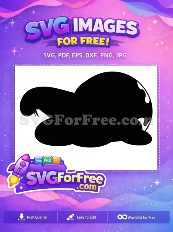 Free Silhouette Outline Free Squidward Tentacles SpongeBob Free SVG