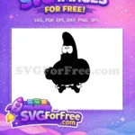 Free Grumpy Expression Free Starfish Pose Spongebob Free SVG - Instant Download