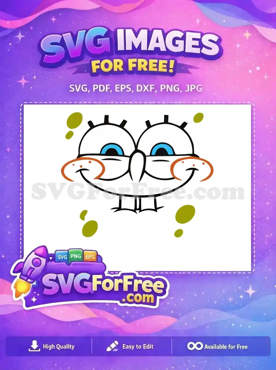 Free Blue Eyes Free Brown Cheeks Cartoon Free SVG