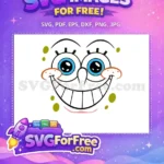 Free Big Smile Free Blue Eyes SpongeBob Free SVG - Instant Download