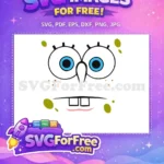 Free Blue Eyes Free Two Teeth SpongeBob Free SVG - Instant Download