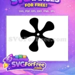 Free Black Flower Free Simple SpongeBob Free SVG - Instant Download