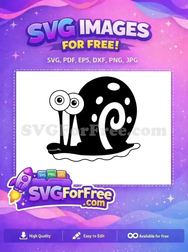 Free Googly Eyes Free Snail Gary SpongeBob Free SVG