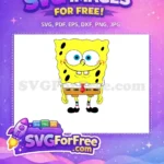 Free Goofy Expression Free Red Tie SpongeBob Free SVG 1 - Instant Download