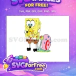Free Yellow Angry Bird Free Spongebob Gary Cartoon Free SVG - Instant Download