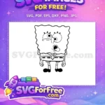 Free Derp Expression Free Goofy Eyes SpongeBob Free SVG - Instant Download