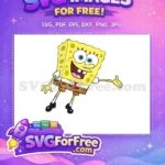 Free Smiling Spongebob Free Cartoon Character Spongebob Free SVG - Instant Download
