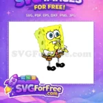 Free Worried Expression Free Hands Together SpongeBob Free SVG - Instant Download