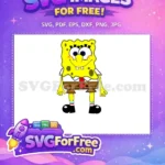 Free Smiling Face Free Red Tie SpongeBob Free SVG 2 - Instant Download