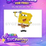 Free Goofy Spatula Wielding Free Cook Spongebob Free SVG - Instant Download