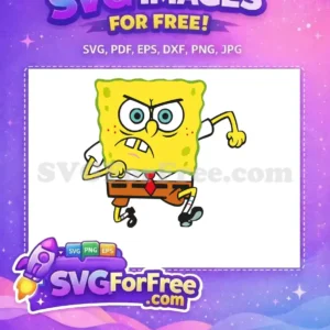 Free Angry Eyes Free Red Tie SpongeBob Free SVG