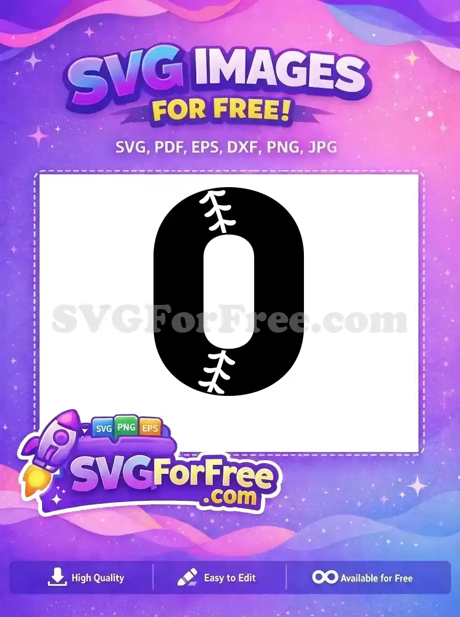 Free Black White Sport Number 1 Free Baseball Free SVG