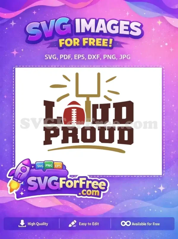 Free Loud Design Free Proud Design Sport Free SVG
