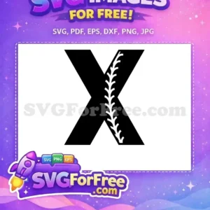 Free Baseball Seam Free Crossed Bats Sport Free SVG