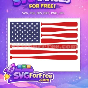 Free Baseball Bats Free American Flag Patriotic Sport Free SVG