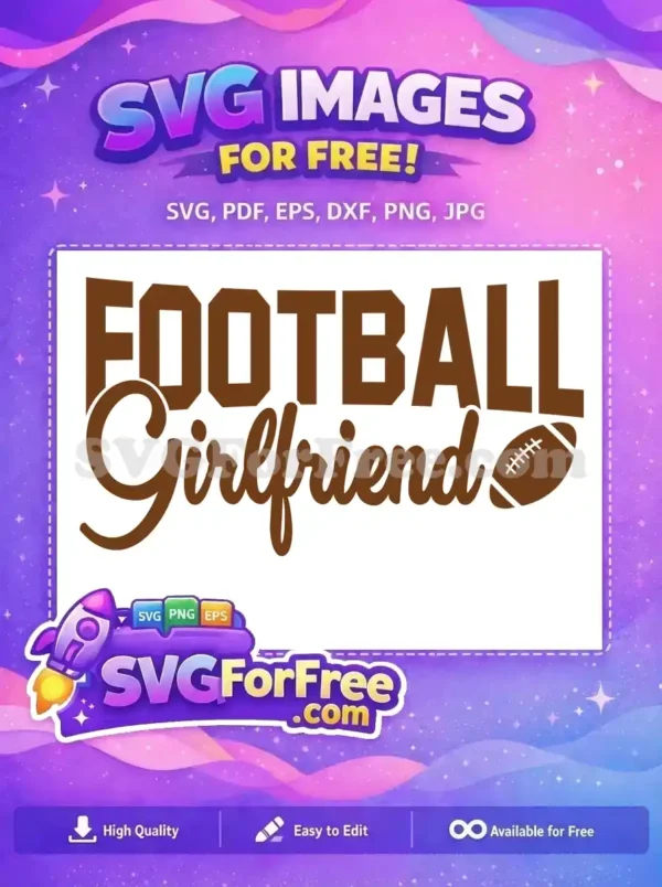 Free Brown Football Free Girlfriend Sport Free SVG