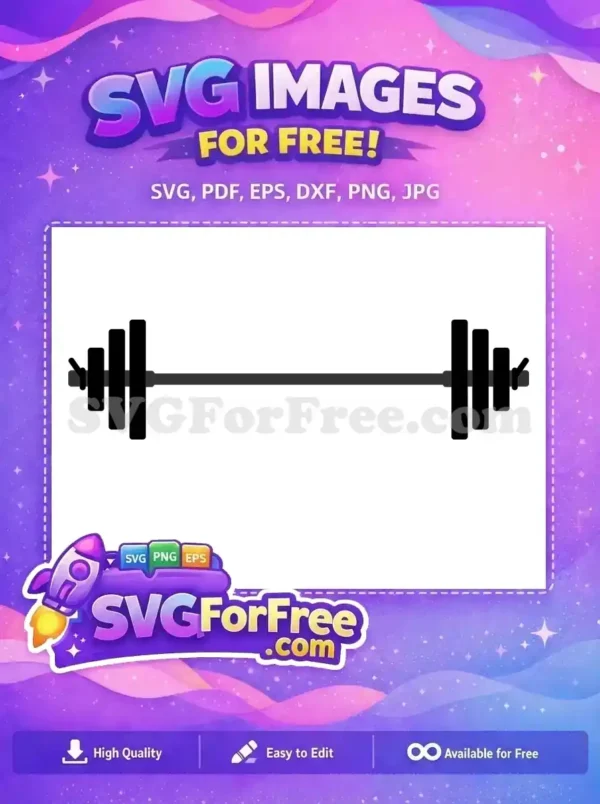 Free Black Barbell Sport Free Weightlifting Training Free SVG Free Black Barbell Sport Free Weightlifting Training Free SVG