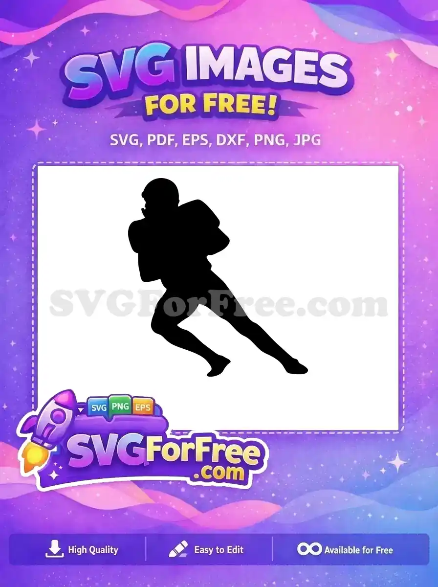 Free Running Back Free Football Player Sport Free SVG