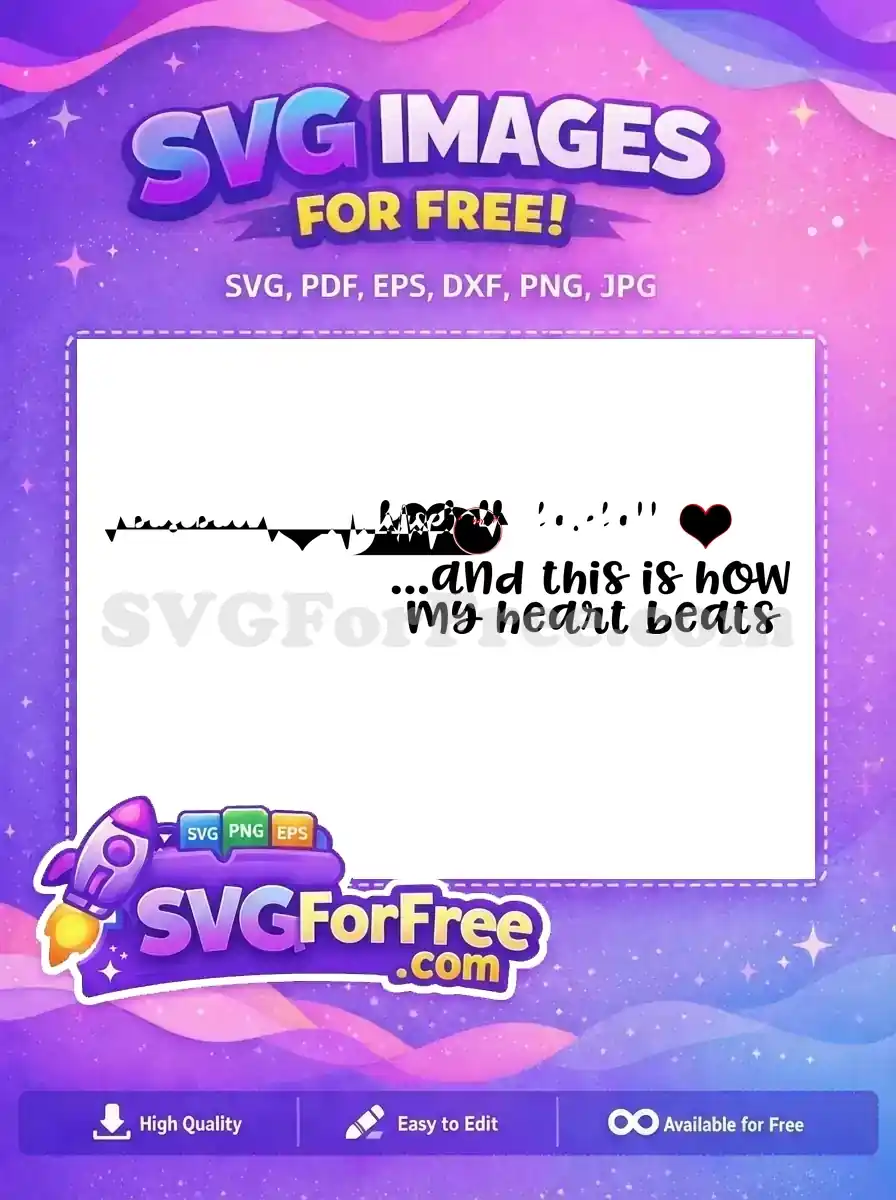 Free Heartbeat Design Free Baseball Free This Is How Free SVG