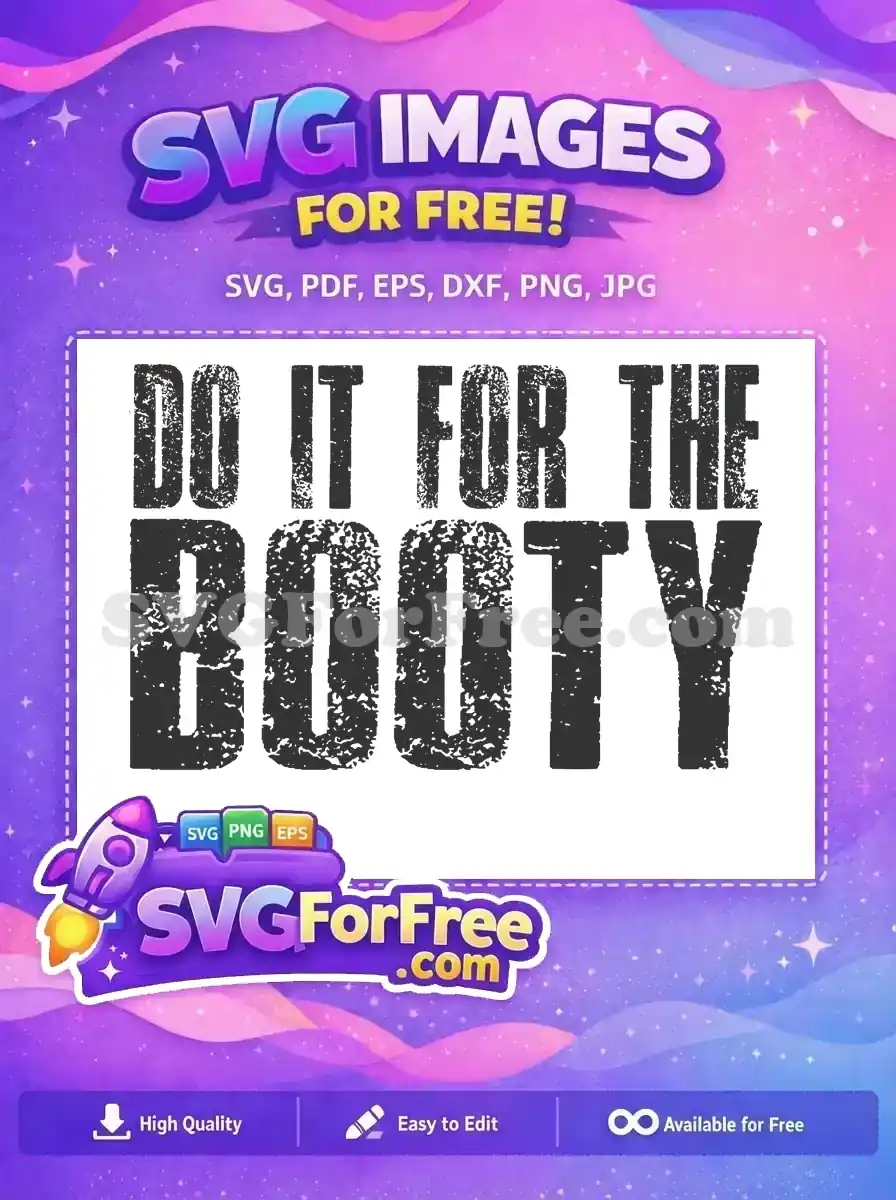 Free Distressed Text Free Fitness Quote Do It Free SVG