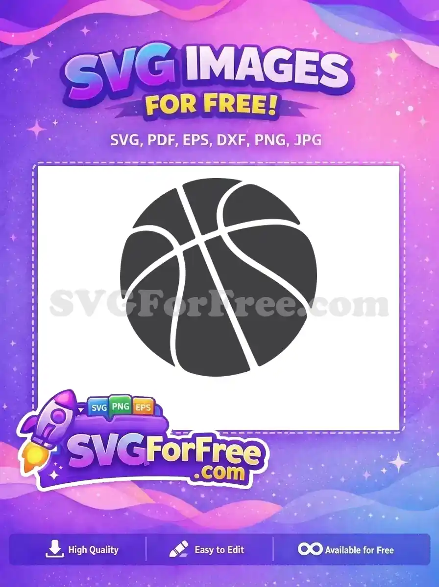 Free Black Lines Free Basketball Sport Free SVG 2
