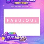 Free Pink Background Free Fabulous Word Sport Free SVG - Instant Download