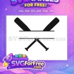 Free Baseball Bats Free Sport Team Movie Free SVG - Instant Download