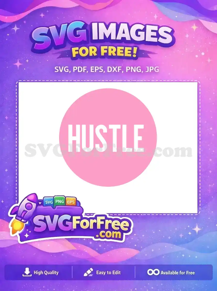 Free Pink Hustle Free Sport Pink Circle Free SVG