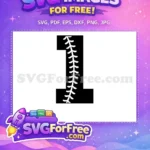 Free Baseball Stitching Free Sport Number One Free SVG 2 - Instant Download