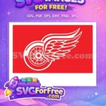 Free Detroit Red Wings Free Hockey Team Logo Free SVG - Instant Download